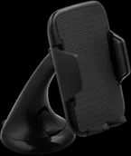 Uchwyty samochodowe do telefonów - Kruger&Matz Uniwersalny uchwyt do telefonu Kruger&Matz KM1368 czarny LEC-KM1368-B - miniaturka - grafika 1