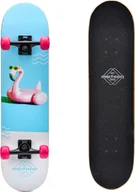 Deskorolki - Meteor Deskorolka Deskorolka drewniana Flamingo Uniwersalny D1449 - miniaturka - grafika 1
