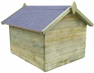 vidaXL Buda dla psa z otwieranym dachem, impregnowane drewno FSC vidaXL - Budy dla psów - miniaturka - grafika 3