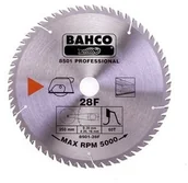 Inne - Bahco ostrze do piły tarczowej 250 MM, 60 zębów Spec. F. laminatem + twardym drewnem 8501-28XF - miniaturka - grafika 1