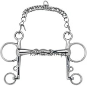 Akcesoria jeździeckie - Feeling Pelham anatomiczny pusty 21mm krótka czanka - FEELING 604661 - miniaturka - grafika 1