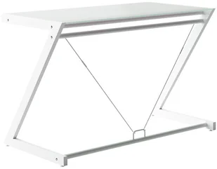 Unique Biurko DD Z-Line Desk Plus chromowany biały - Biurka gamingowe - miniaturka - grafika 6