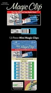 Akcesoria i części do maszyn do szycia - Taylor Seville Taylor Seville Magic Clips klamerki do materiału, 12 sztuk, mini towary, metal/tworzywo sztuczne, niebieski/zielony, 30 x 12,5 x 2,5 cm, 12 sztuk 217177 - miniaturka - grafika 1