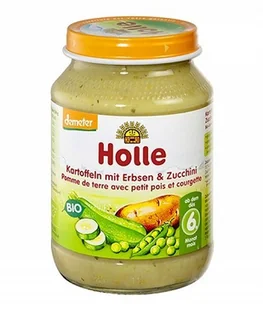 Holle Ziemniaki z groszkiem i cukinią 190 g - Dania dla dzieci - miniaturka - grafika 2