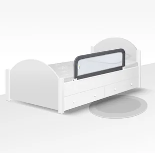 Safety 1st Przenośna barierka do łóżeczka, metalowa, szara, 24835510 Dorel - Zabezpieczenia dla dzieci - miniaturka - grafika 2