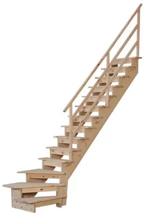 Kornik Schody  MP Max zębinowe zabiegowe prawe sosna - Schody strychowe - miniaturka - grafika 3