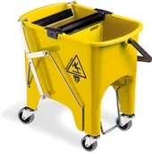 Wózki serwisowe - TTS S squizzy 15L wózek do sprzątania z kółkami - żółty - miniaturka - grafika 1