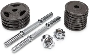 Abarqs Hantle treningowe żeliwne AbarQs 20KG 2x10kg HKS.20 - Hantle i ciężarki - miniaturka - grafika 2