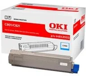 Dodatki do drukarek i skanerów - OKI Toner do C 801/821 | 7 300 str | cyan 44643003 - miniaturka - grafika 1