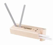 Akcesoria do sztućców - Lansky Deluxe zestaw osełek, pręty ceramiczne średni i precyzyjny, żółty LS33-BRK - miniaturka - grafika 1