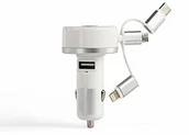 Ładowarki samochodowe - LIVOO Adapter do zapalniczki samochodowej  3 przyłącza TEA211 - miniaturka - grafika 1