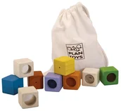 Klocki - Plan Toys Drewniane klocki - 2+ - miniaturka - grafika 1