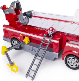 Spin Master Spin Psi Patrol Wielki Wóz Strażacki Ultimate Fire Truck światło i dźwięk 6043989 - Figurki dla dzieci - miniaturka - grafika 7