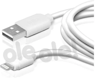 SBS Mobile Kabel USB 2.0 iPhone Lightning 3 metry biały TECABLEUSBIP53W - Kable USB - miniaturka - grafika 3