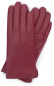 Rękawiczki - Wittchen Damskie rękawiczki skórzane z rzemieniem 39-6-641-33 - miniaturka - grafika 1