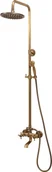 Zestawy prysznicowe - Fala KOLUMNA PRYSZNICOWA RETRO BRONZE 1 75829 ZYSKAJ RABAT 30 ZŁ 75829 - miniaturka - grafika 1