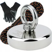 Magnesy - Magnes Neodymowy 250 Kg Sensei N52 + Lina 25 m - miniaturka - grafika 1