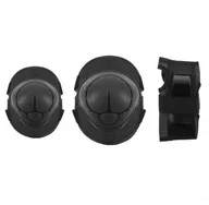 Akcesoria do skatingu - Nils EXTREME H110 ROZM. S CZARNE ZESTAW OCHRANIACZY 1AB-16-2-285 - miniaturka - grafika 1