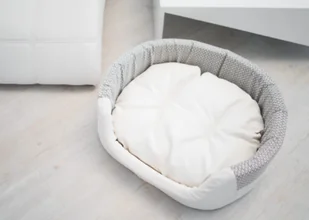 Ami Play Legowisko Elipsa Morgan białe L 50674-uniw - Legowiska dla psów - miniaturka - grafika 3