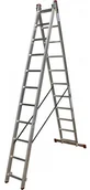 Rusztowania - Krause Corda drabina rozstawno-przystawna 2x11 szczebli 030221 - miniaturka - grafika 1