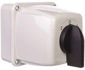 Inne akcesoria elektryczne - Elektromet Spółdzielnia Inwalidów Łącznik krzywkowy 2-0-1 3P 40A w obudowie IP65 Łuk 40-73 924074 - miniaturka - grafika 1