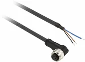 Kable - SCHNEIDER Konektory-okablowane-XZ-żeńskie-kątowe-O-8-mm-3-piny-przew-PUR-10m XZCP0266L10 - miniaturka - grafika 1