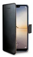 Etui i futerały do telefonów - Celly Pokrowiec na telefon Wally pro Huawei P20 Lite WALLY744) Czarne - miniaturka - grafika 1