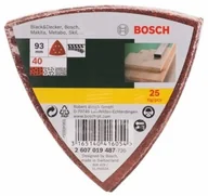 Narzędzia warsztatowe - Bosch BOSCH_elektonarzedzia BOSCH_elektonarzedzia Zestaw papierów ściernych Promoline 93 mm 25 elementów) - miniaturka - grafika 1