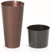 Donice - Prosperplast TUBUS SLIM Corten Doniczka wysoka 40 cm, stal kortenowa DTUS400C - miniaturka - grafika 1