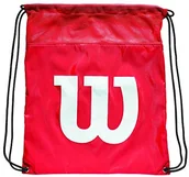 Akcesoria turystyczne - Wilson torba sportowa/torba na buty "cinch" czerwony/biały (708) 000 WRZ877799 - miniaturka - grafika 1