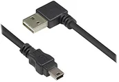 Kable USB - Good Connections przewód połączeniowy wtyczka A na wtyk mini B 5-biegunowe, folii i oplotu ekranowanie żył, miedź (OFC) 2 m 3310-EU02W - miniaturka - grafika 1