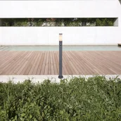 Lampy ogrodowe - Globo Słupek ogrodowy Boston, 110 cm z czujnikiem - miniaturka - grafika 1