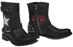 Mustang Botki Kowbojki 33C071 2828-603-9 Schwarz Czarne ocieplane 3294 - Botki damskie - miniaturka - grafika 2