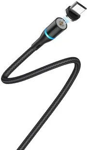 BOROFONE Borofone kabel ładowania USB-A do micro USB z końcówką magnetyczną i podświetleniem czarny BFO-BU16-M-B - Kable USB - miniaturka - grafika 2
