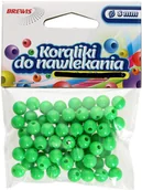 Półfabrykaty do biżuterii - Brewis Koraliki ozdobne zielone K8 8mm VB8869 - miniaturka - grafika 1