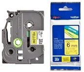 Taśmy do drukarek barwiące - Brother TZE-611 Taśma 6mm, żółta, czarny nadruk E671-98505_20131112091032 - miniaturka - grafika 1