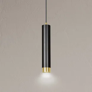 EULUNA Lampa wisząca Kumo długa czarna/złota 1-pkt. - Lampy sufitowe - miniaturka - grafika 2