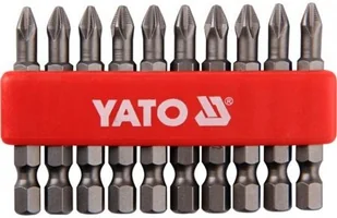 YATO Końcówki wkrętakowe ph2x50 mm, kpl. 10 szt. YT-0478 - Bity - miniaturka - grafika 6