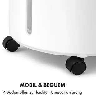 Klarstein Skypillar, chłodnica powietrza 3 w 1, wentylator, nawilżacz powietrza, zbiornik 5 l, pilot zdalnego sterowania, panel dotykowy HTR2-SkypillarB - Klimatory - miniaturka - grafika 9