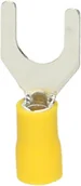Inne akcesoria elektryczne - Końcówka widełkowa izolowana, przekrój maksymalny 6mm, oczko na śrubę: M4, Blister 10 szt. OR-KK-8104/6/4/B1 - miniaturka - grafika 1