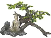 Dekoracje do akwarium - Nobby 28470 Aqua ozdoby "Budda" z roślin l32.5 X 16.5 x 21 cm - miniaturka - grafika 1