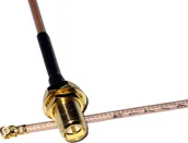 Pigtaile światłowodowe - brak danych Pigtail U.FL RP-SMA/ż 20 cm - miniaturka - grafika 1