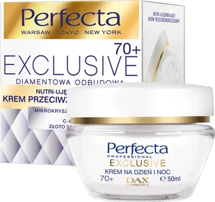 Perfecta Exclusive  Diamentowa Odbudowa Multi ujędrniający krem przeciwzmarszczkowy 70+ 50ml - Kremy do twarzy - miniaturka - grafika 2
