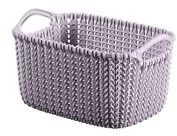 Curver Kosz Knit, liliowy, 25x17,5x14 cm - Pojemniki na zabawki - miniaturka - grafika 2