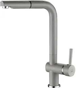 Laveo Luna - bateria zlewozmywakowa stojąca z wyciąganą wylewką biały BLZ 969D - Baterie kuchenne - miniaturka - grafika 2