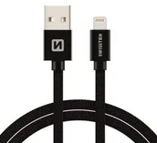 Kable USB - SWISSTEN Kabel USB Lightning SWISSTEN 1.2m Czarny 71524201 - miniaturka - grafika 1