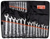 Klucze i nasadki - BAHCO Zestaw kluczy płasko-oczkowych, odsadzonych 111M/24T 111M/24T - miniaturka - grafika 1
