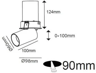 Light Prestige Avila 1 spot biały LP-0355 WH - Oświetlenie warsztatowe - miniaturka - grafika 4