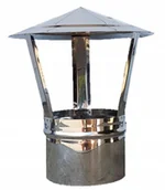 Kominki wentylacyjne - Daszek na komin fi 140mm Nierdzewny - Kwasówka - miniaturka - grafika 1