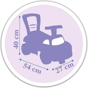 Smoby Lumarko Jeździk Kraina Lodu Pchacz 720533 Lek - Jeździki dla dzieci - miniaturka - grafika 6